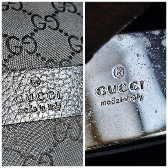 GUCCI Nylon Monogram Fanny Pack Belt Bag Black - Picture 7 of 11